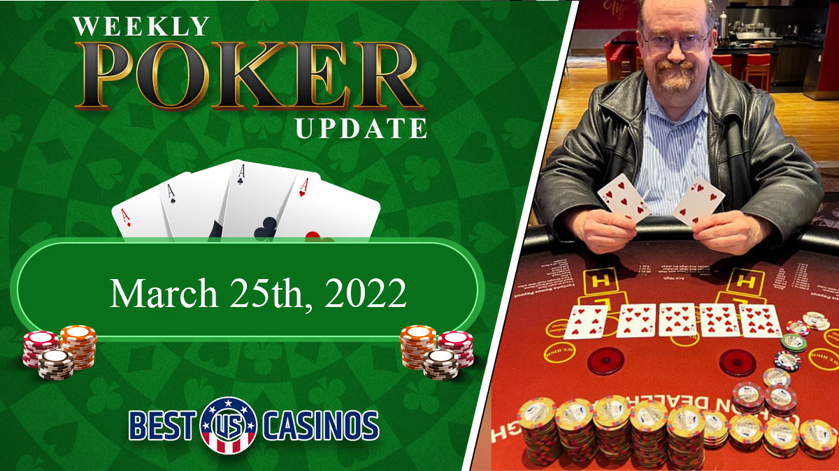 Poker Update Screen on Left John C Playing Pai Gow Poker on Right