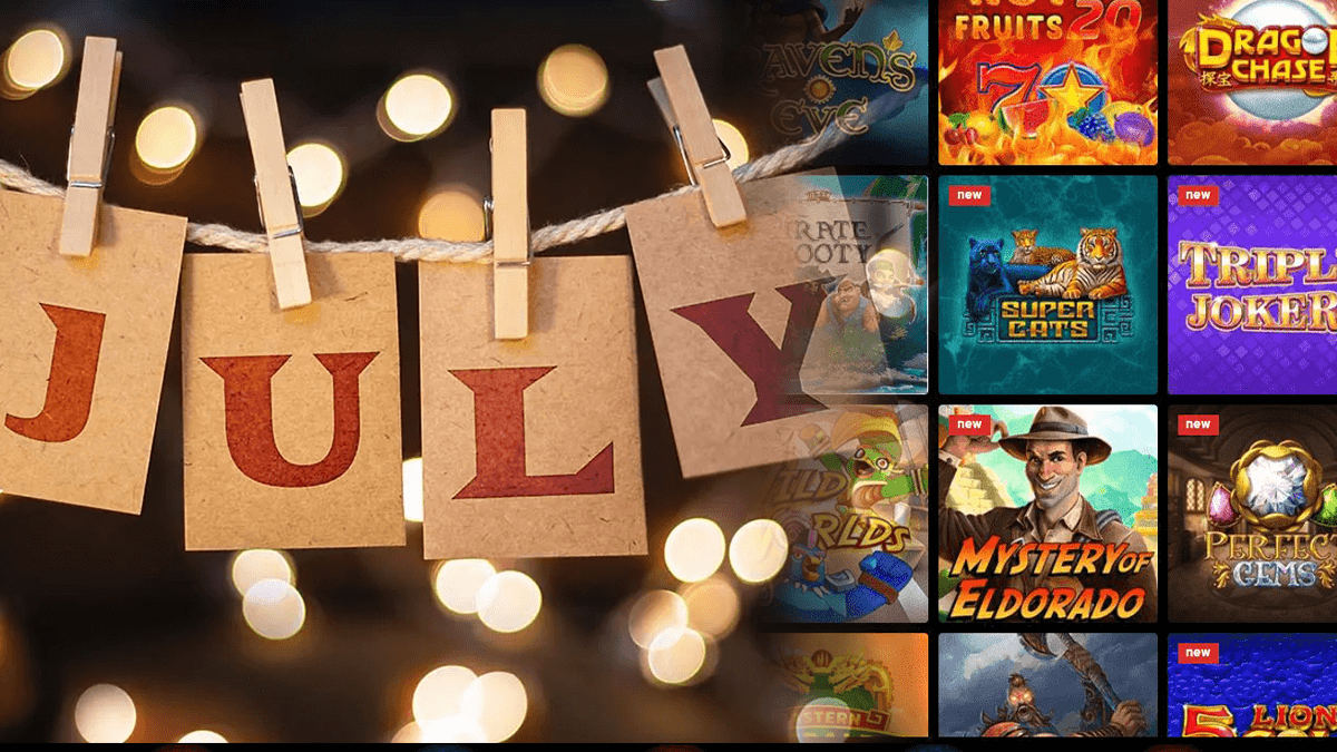 The Top 10 New July Slot Games