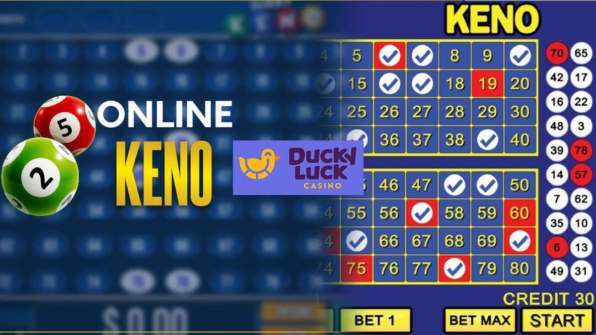 Keno Specialty Games With DuckyLuck Logo