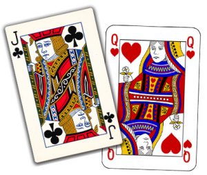 King Poker Card, Queen Poker Card
