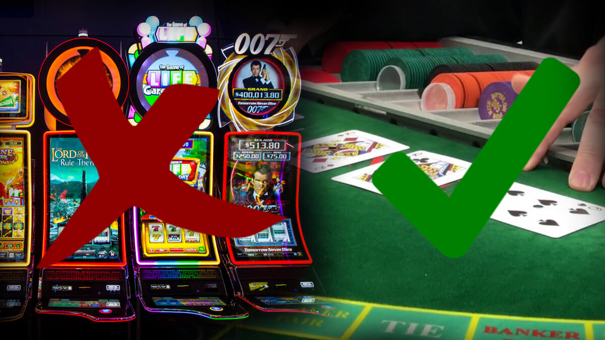 Slot Machines Vs Table Games Trend Slot Machines Vs Table Games Trend