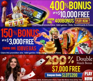 Bonus Codes for Las Vegas USA Casino - 400% Casino Welcome Bonus