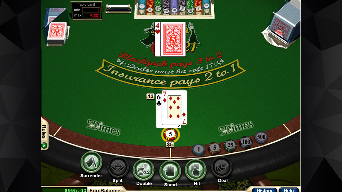 Five dimes casino