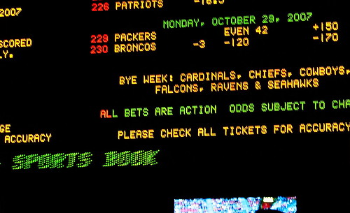 Sports Betting Odds and Lines Board