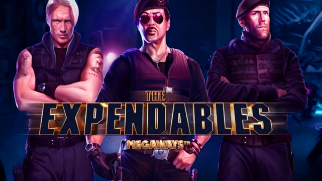 หน้าจอชื่อเรื่องสล็อตออนไลน์ Expendables