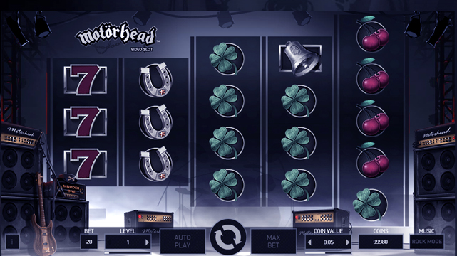 ภาพหน้าจอจากสล็อต Motorhead Online