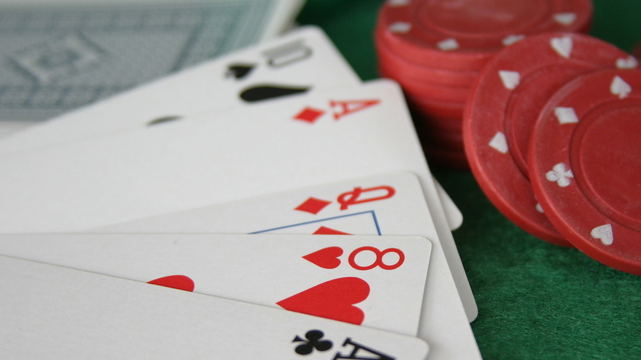 Poker Hand and Chips