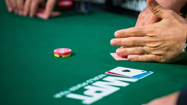 Closeup of WPT Table