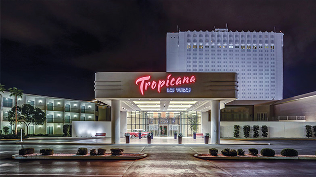 ทางเข้าของ Tropicana Las Vegas