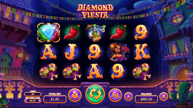 Diamond Fiesta เกมสล็อตออนไลน์
