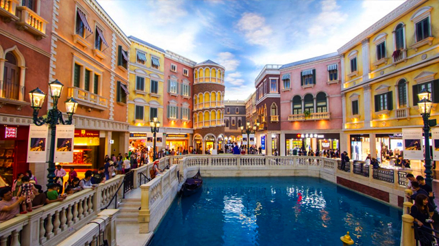 Gondola Canals ที่ The Venetian Macau