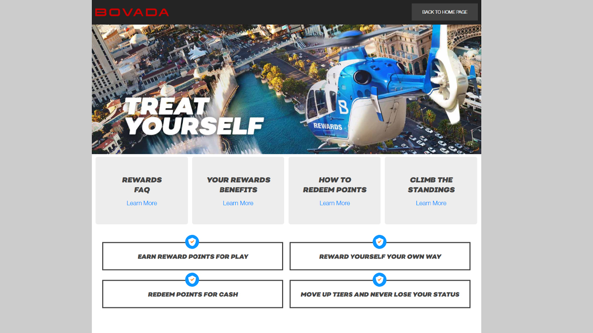Bovada Reward Levels Bovada Reward Levels