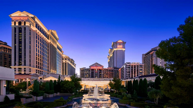 ด้านนอกของ Caesars Palace Casino Complex
