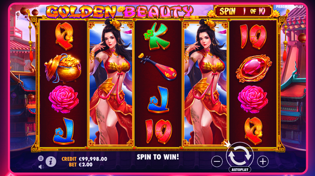 Slot Online Gratis Golden Beauty