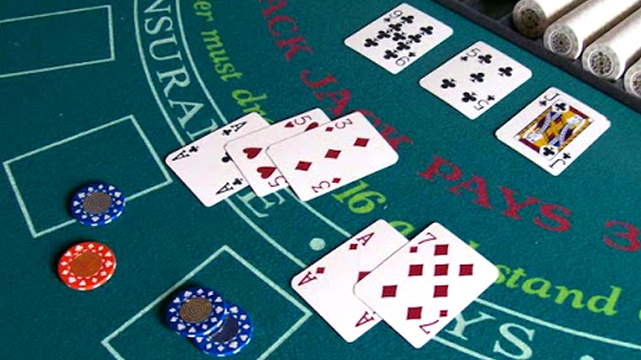 Blackjack Split Aces Hand