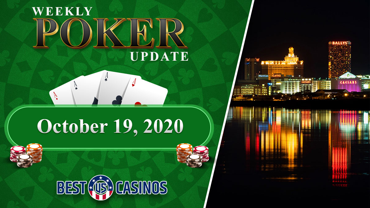 Weekly Poker Update Text and Atlantic City Skyline