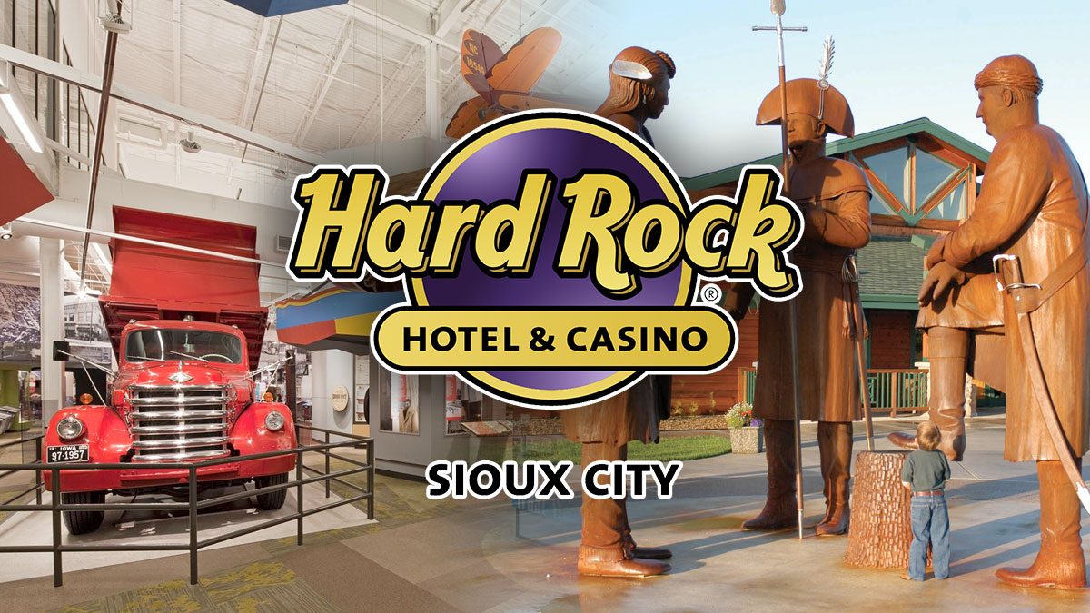 Hard Rock Sioux City Logo and Iowa Attractions
