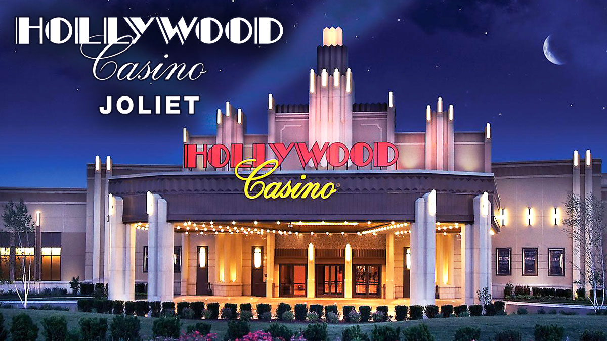 Hollywood Casino Jolliet Logo and Exterior View