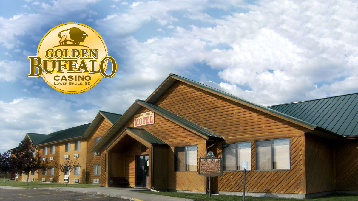 Golden Buffalo Casino Resort Logo and Exterior Image