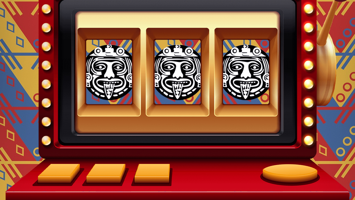 Slot Machine and Aztec Graphics