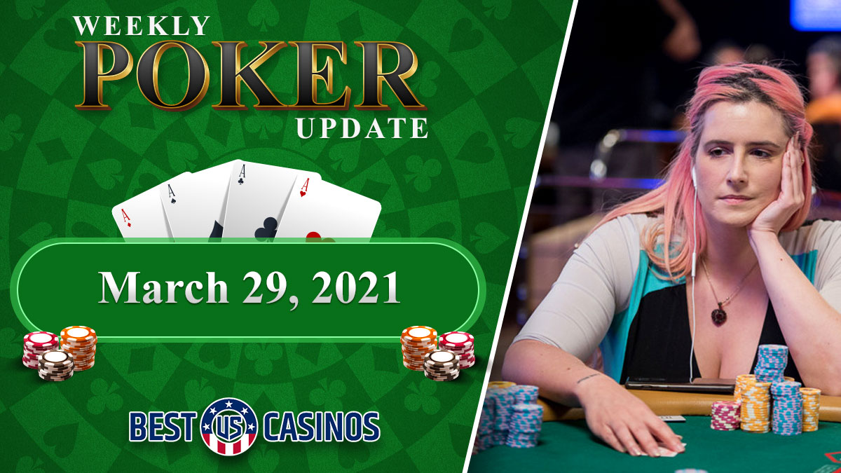 Weekly Poker Update Text and Vanessa Kade