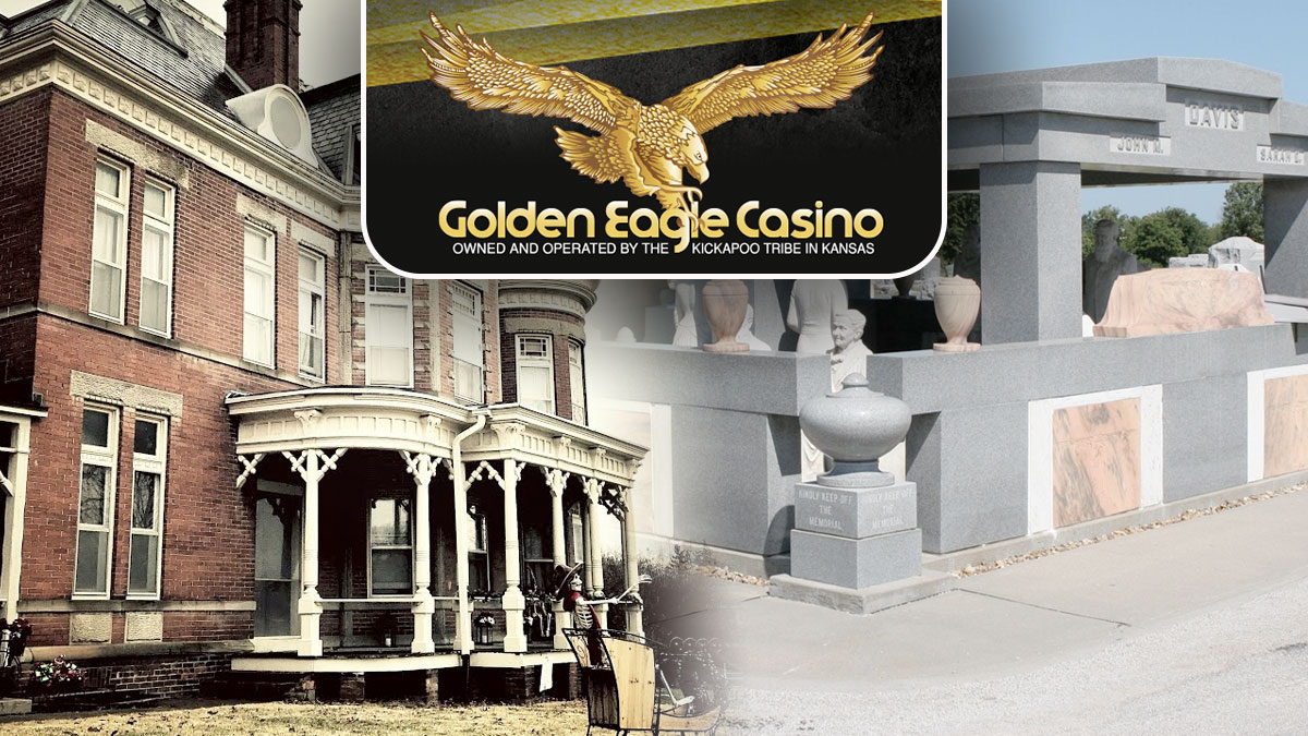 Golden Eagle Casino Logo and Nearby Attractions