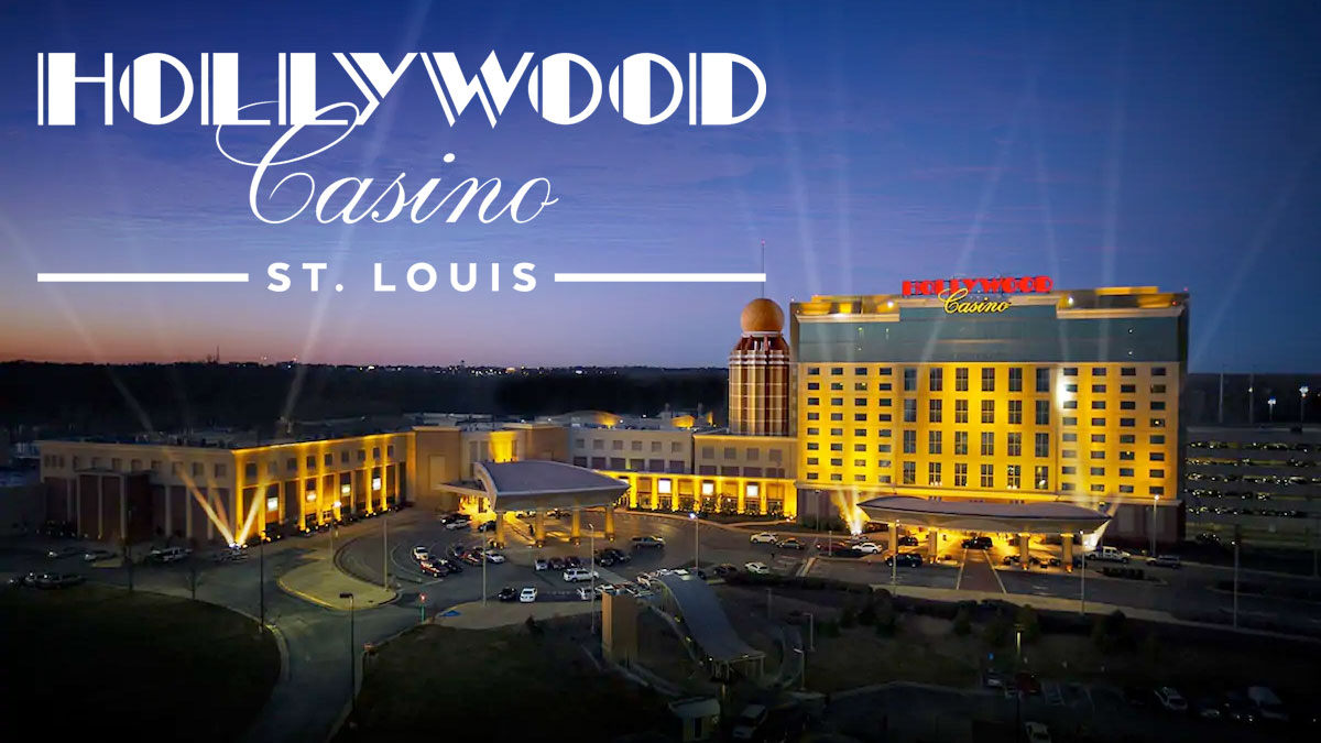 Hollywood Casino St. Louis With A Sunset in the Background