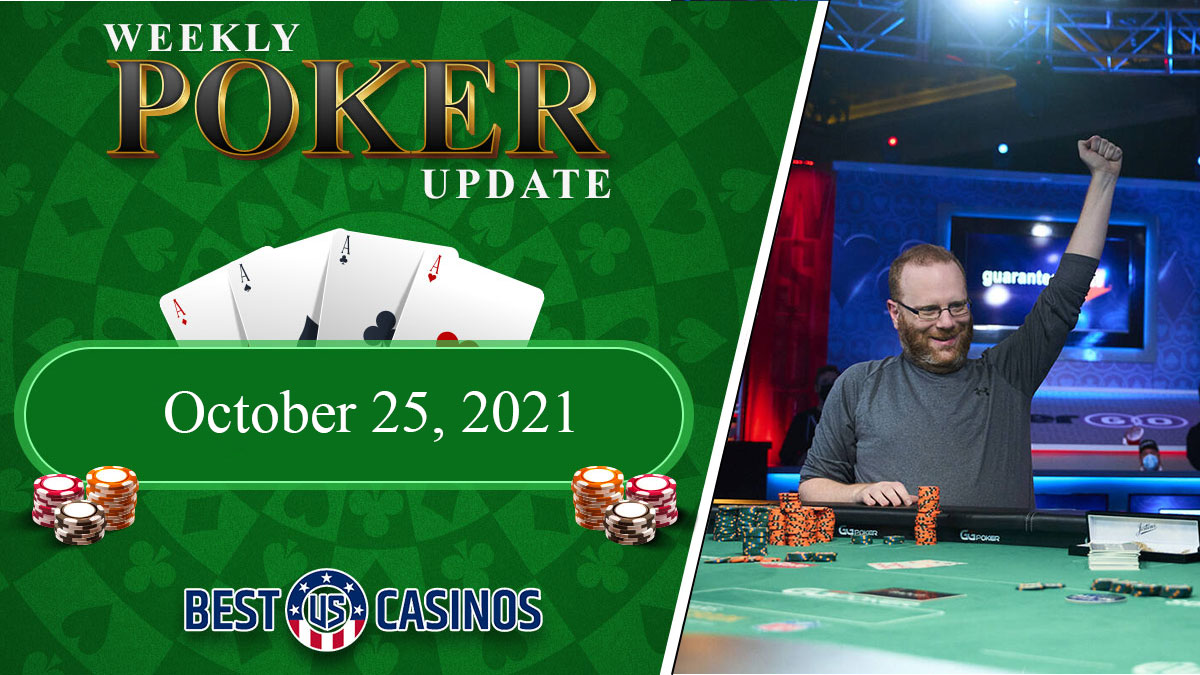 Weekly Poker Update October 25th Adam Friedman