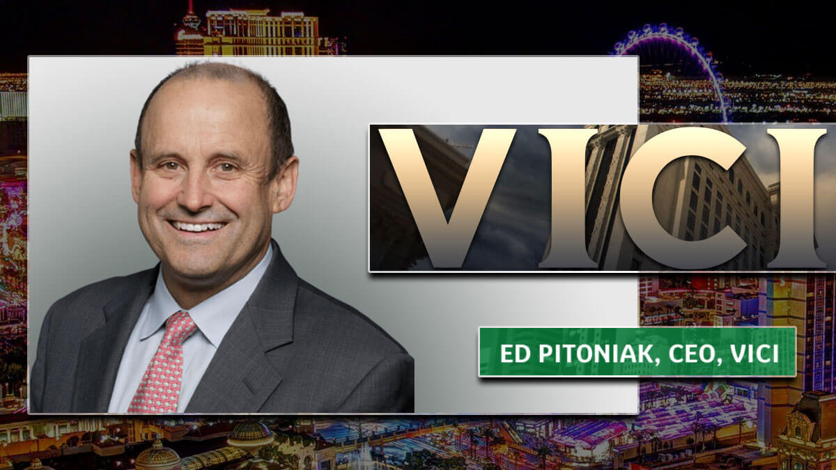 Ed Pitoniak CEO Vici Las Vegas Background