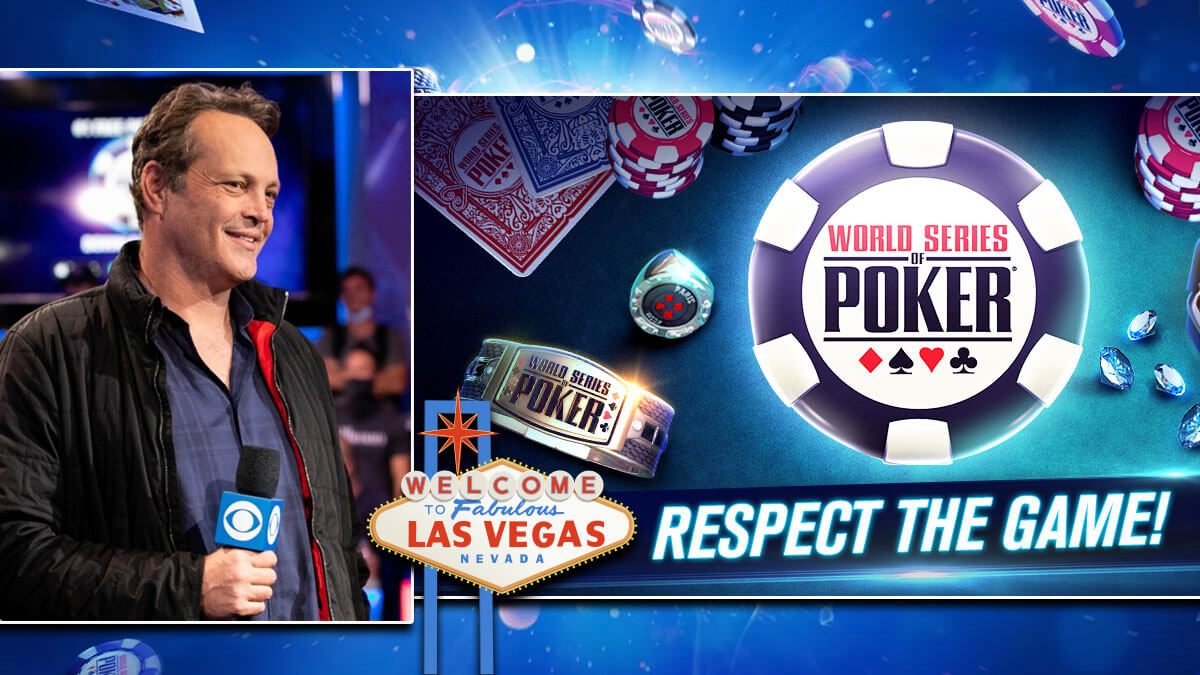 Vince Vaughn World Series Of Poker Vegas Sign Background