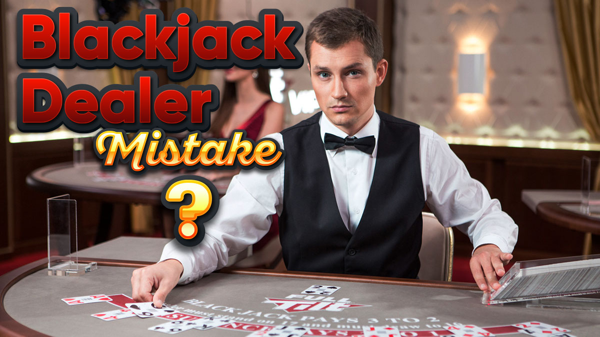 Blackjack Dealer Dealing The Table